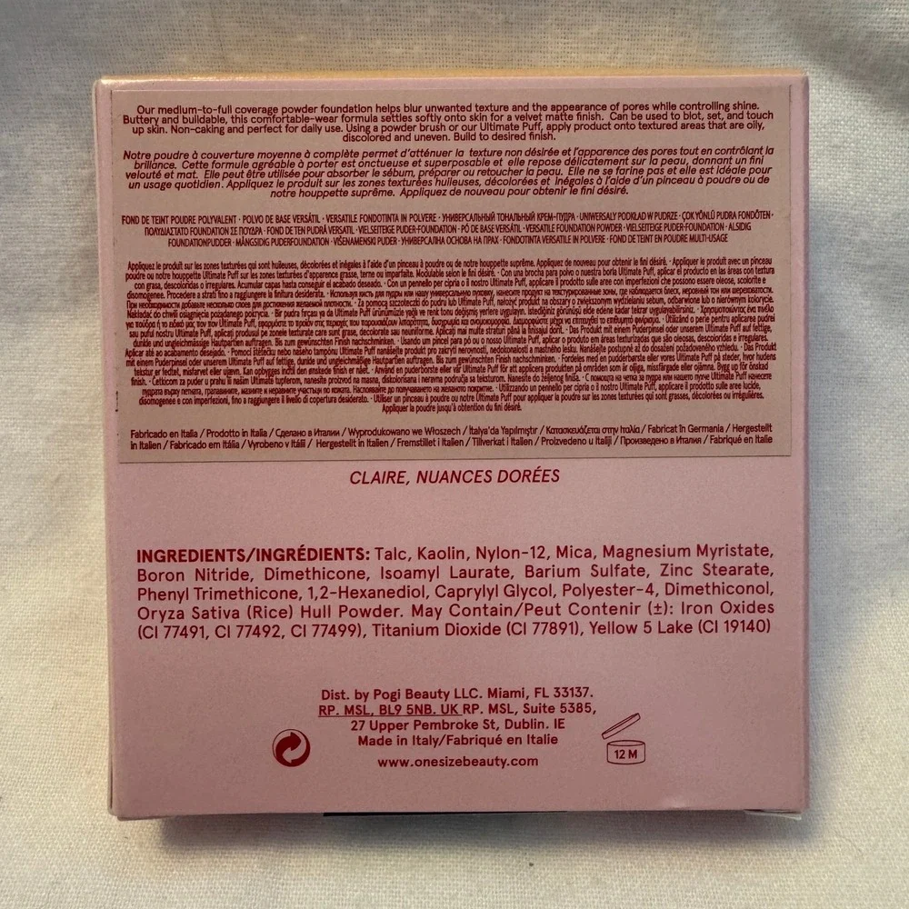 NEW, One Size‎ Turn Up The Base Versatile Foundation Powder Light 4 (G)
